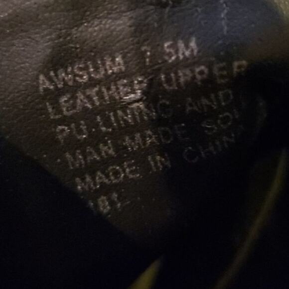 Steve Madden Awsum Women's 7.5 Studded Black Leather Upper Western Ankle Boots - Picture 9 of 9